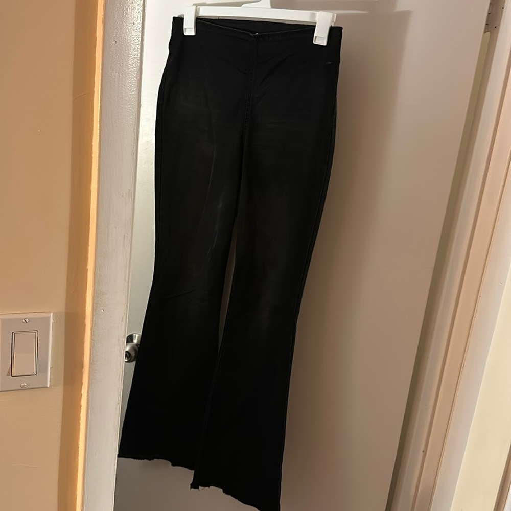 Stretchy Flare Black Jeans